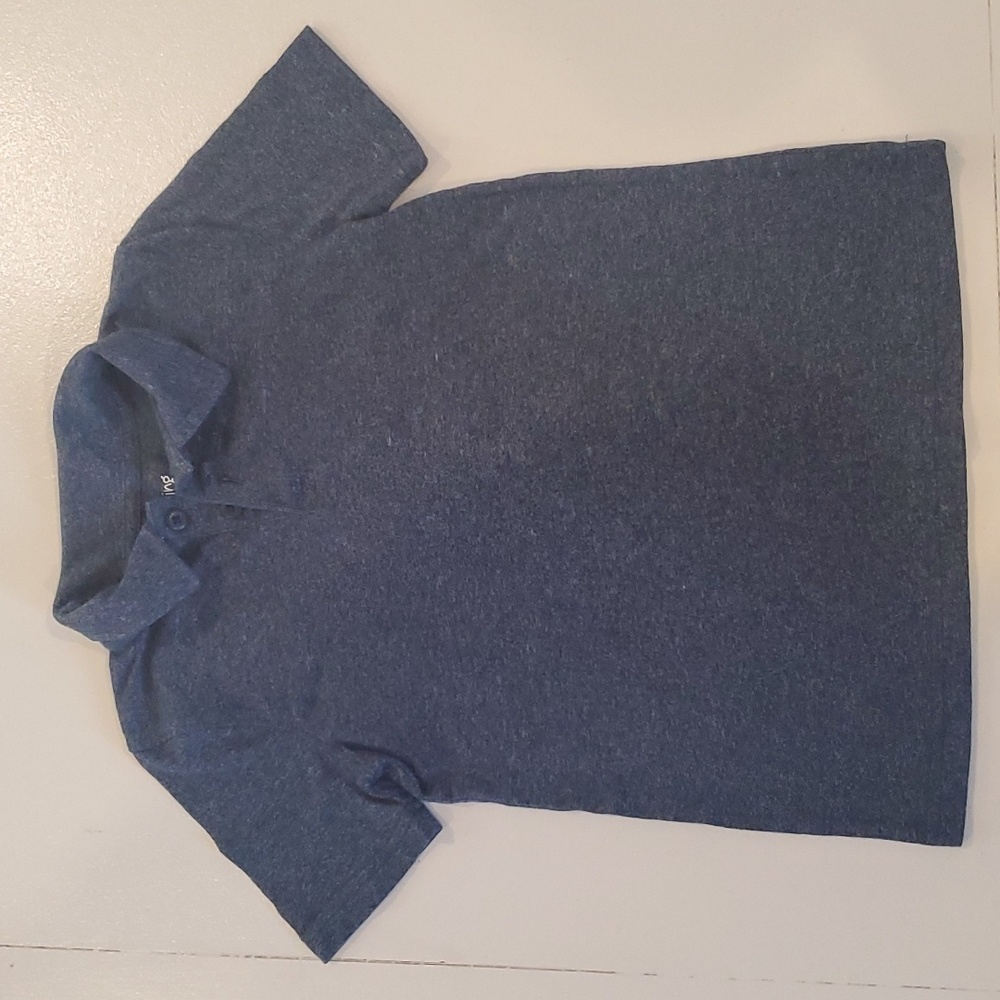 Boys Blue Polo T shirt Size 7